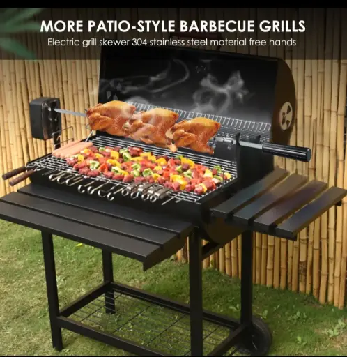 Stainless Steel Portable Automatic Rotary Kebab